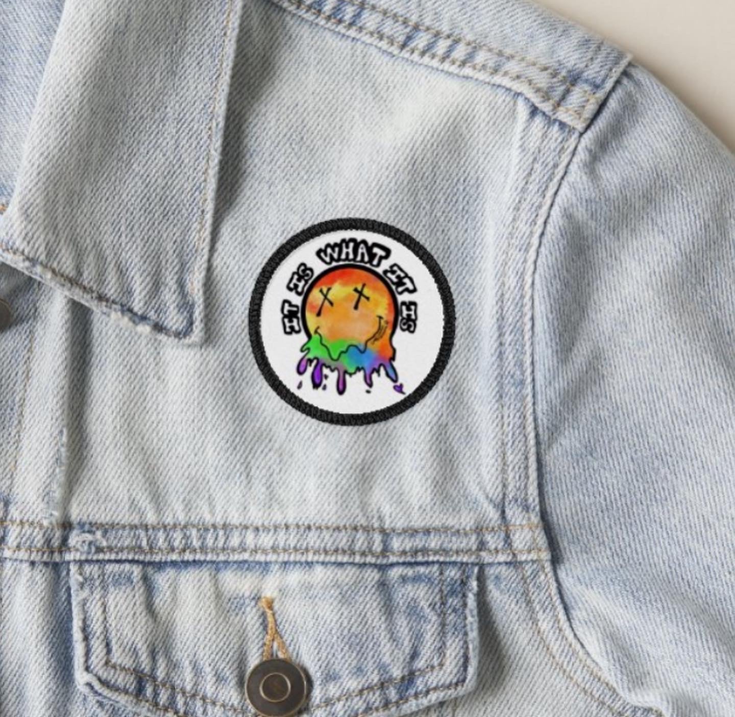 IT IS WHAT IT IS Iron-on Patch