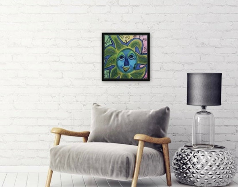 Here Comes the Sun Canvas Painting Print