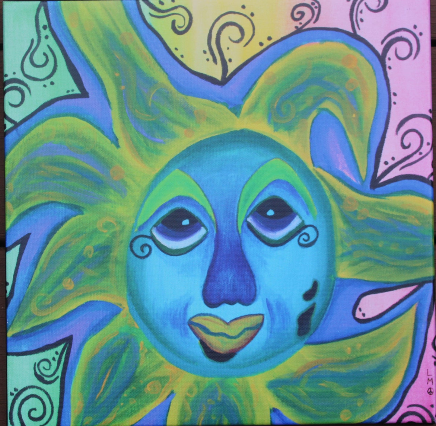 Here Comes the Sun Canvas Painting Print
