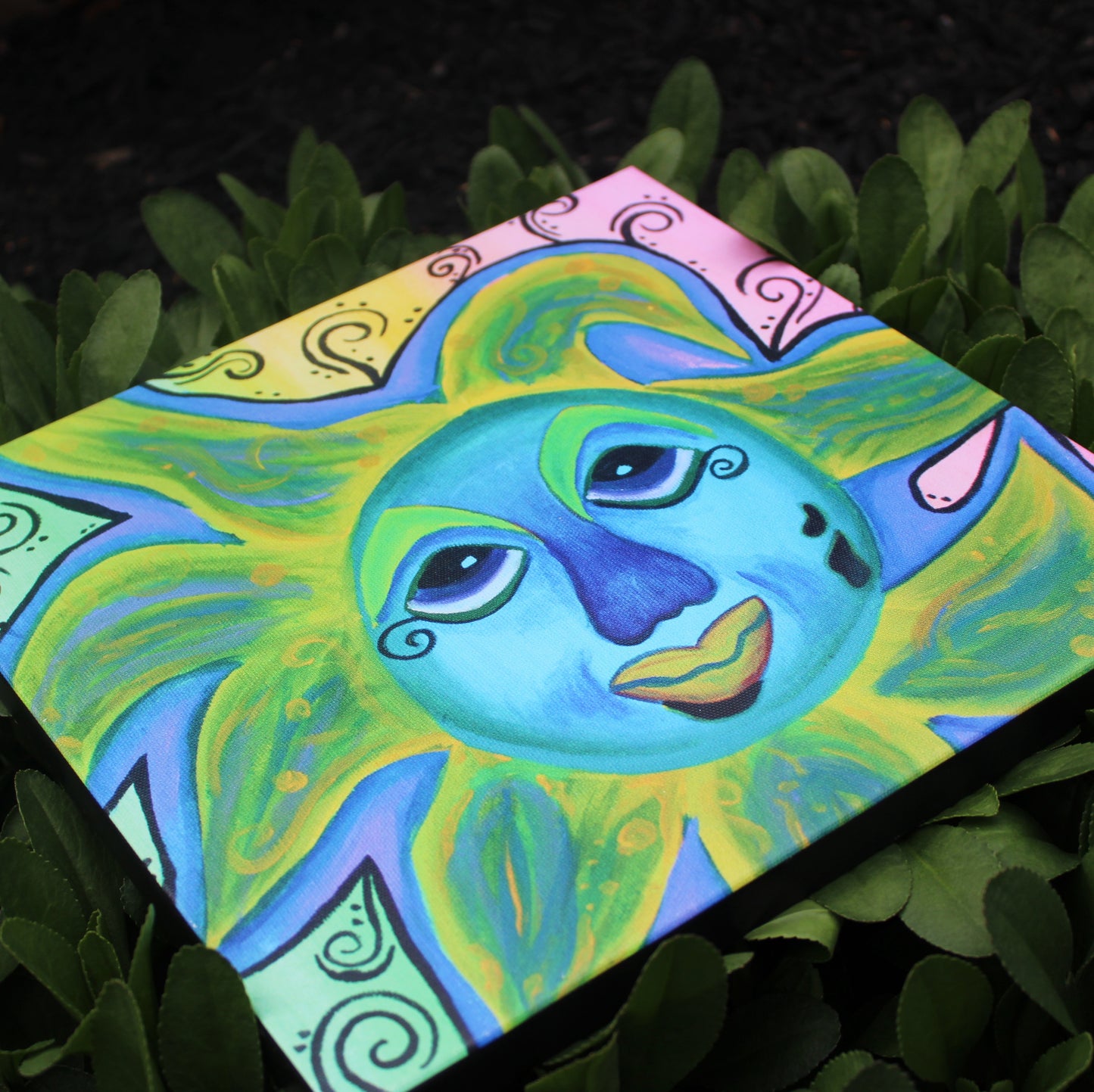 Here Comes the Sun Canvas Painting Print